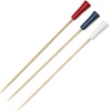 image:imageBambooMN Decorative Golf Tee Bamboo Cocktail Sandwich Skewer Picks  675  White  100 PiecesRed  White  and Blue