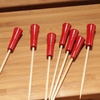 image:imageBambooMN Decorative Golf Tee Bamboo Cocktail Sandwich Skewer Picks  675  White  100 PiecesRed