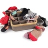 image:imageBambooMN Dresser Drawer Organizer Bamboo  3 Cells  GrayBrown