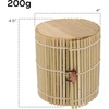 image:imageBambooMN Granulated Bamboo Charcoal Odor Absorber Bag in Decorative 4 Brown Cylinder 2 SetsGreen