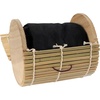 image:imageBambooMN Granulated Bamboo Charcoal Odor Absorber Bag in Decorative 4 Brown Cylinder 2 SetsGreen