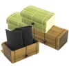 image:imageBambooMN Granulated Bamboo Charcoal Odor Absorber Bag in Decorative 625 x 35 x 3 Box 4 PiecesGreen and Brown