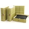 image:imageBambooMN Granulated Bamboo Charcoal Odor Absorber Bag in Decorative 65 x 625 x 175 Green Box 2 SetsGreen