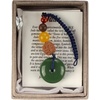 image:imageBambooMN Harmony Jade Donut Healing Necklace  Colorful Chakra Gemstone Keychains  Stone Disc Balancing PendantsJade Keychain  Style E