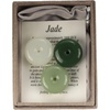 image:imageBambooMN Harmony Jade Donut Healing Necklace  Colorful Chakra Gemstone Keychains  Stone Disc Balancing PendantsJade Pendant  Assortment A