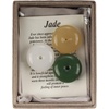 image:imageBambooMN Harmony Jade Donut Healing Necklace  Colorful Chakra Gemstone Keychains  Stone Disc Balancing PendantsJade Pendant  Assortment B