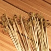image:imageBambooMN Loop Ring Card Holder Gardening Flower and Lawn Sticks  17 43cm  50 Pieces Natural100