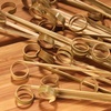 image:imageBambooMN Loop Ring Card Holder Gardening Flower and Lawn Sticks  17 43cm  50 Pieces Natural50