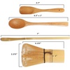 image:imageBambooMN Matcha Whisk Set  Golden Chasen Tea Whisk  Chashaku Hooked Bamboo Scoop  Tea Spoon  1 Set  Premium Matcha Set to Prepare a Traditional Cup of MatchaGolden Tea Whisk  Chasaku  Teaspoon Set