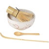 image:imageBambooMN Matcha Whisk Starter Kit  Chawan Matcha Bowl Tea Whisk Chashaku and Small Spoon for Traditional Japanese Tea CeremonyMatcha Starter Kit
