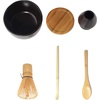 image:imageBambooMN Matcha Whisk Starter Set  Chawan Matcha Bowl Tea Whisk Chashaku Spoon Matcha Holder and Bamboo Coaster for Traditional Japanese Tea CeremonyMatcha Starter Set
