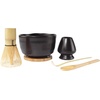 image:imageBambooMN Matcha Whisk Starter Set  Chawan Matcha Bowl Tea Whisk Chashaku Spoon Matcha Holder and Bamboo Coaster for Traditional Japanese Tea CeremonyMatcha Starter Set