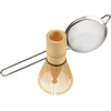 image:imageBambooMN Matcha Whisk and Tea Strainer  Japanese Tea Ceremony Set1 Set