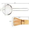 image:imageBambooMN Matcha Whisk and Tea Strainer  Japanese Tea Ceremony Set1 Set