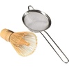 image:imageBambooMN Matcha Whisk and Tea Strainer  Japanese Tea Ceremony Set10 Sets