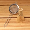 image:imageBambooMN Matcha Whisk and Tea Strainer  Japanese Tea Ceremony Set2 Sets