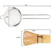 image:imageBambooMN Matcha Whisk and Tea Strainer  Japanese Tea Ceremony Set2 Sets