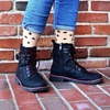 image:imageBambooMN Mens Cotton Colorful Design Fashion Novelty Dress SocksAmerican Flag Print  1 Pair