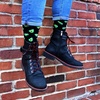 image:imageBambooMN Mens Cotton Colorful Design Fashion Novelty Dress SocksAvocado Print  1 Pair