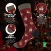 image:imageBambooMN Mens Cotton Colorful Design Fashion Novelty Dress SocksBlue Pattern  1 Pair