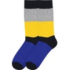 image:imageBambooMN Mens Cotton Colorful Design Fashion Novelty Dress SocksColor 1  2 Pairs