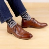 image:imageBambooMN Mens Cotton Colorful Design Fashion Novelty Dress SocksColor 2  1 Pair