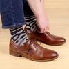 image:imageBambooMN Mens Cotton Colorful Design Fashion Novelty Dress SocksColor 3  2 Pairs