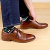 image:imageBambooMN Mens Cotton Colorful Design Fashion Novelty Dress SocksColor 5  2 Pairs