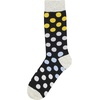 image:imageBambooMN Mens Cotton Colorful Design Fashion Novelty Dress SocksColor 7  1 Pair