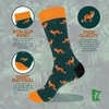 image:imageBambooMN Mens Cotton Colorful Design Fashion Novelty Dress SocksFox  1 Pair