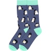 image:imageBambooMN Mens Cotton Colorful Design Fashion Novelty Dress SocksPenguins  2 Pairs