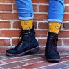 image:imageBambooMN Mens Cotton Colorful Design Fashion Novelty Dress SocksWolf Print  1 Pair
