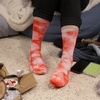image:imageBambooMN Mens Rayon from Bamboo Athletic Tie Dye Crew SocksRed