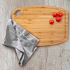 image:imageBambooMN Natural Bamboo Cutting Board wJuice Groove and Hanging Hole  1175 x 863 x 075  Vertical Cut  30 Pieces10