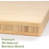 image:imageBambooMN Natural Bamboo Cutting Board wJuice Groove and Hanging Hole  1175 x 863 x 075  Vertical Cut  30 Pieces100