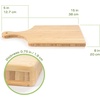image:imageBambooMN Natural Bamboo Cutting Board wJuice Groove and Hanging Hole  1175 x 863 x 075  Vertical Cut  30 Pieces30