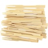 image:imageBambooMN Premium 35 Bamboo Mini Cocktail Tasting Forks Fruit Picks Party Supplies 100 Pieces2 000 Mini Forks
