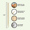 image:imageBambooMN Premium Wooden Round Toothpicks with Storage Holder for Food or Cleaning Your Teeth 3 Packs of 300 Pieces Party Supplies30 Pack