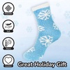 image:imageBambooMN Soft Warm Cozy Fuzzy Snowflake Socks Variety of Color Options06 Blizzard Blast
