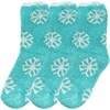 image:imageBambooMN Soft Warm Cozy Fuzzy Snowflake Socks Variety of Color Options10 Surfing Snowflakes