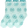image:imageBambooMN Soft Warm Cozy Fuzzy Snowflake Socks Variety of Color Options11 Glacier Ice