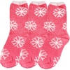 image:imageBambooMN Soft Warm Cozy Fuzzy Snowflake Socks Variety of Color Options12 Dragon Fruit