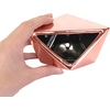 image:imageBambooMN Succulent Ceramic Pots  2 Pots  Gem Shape  Copper Color  482 Copper Gem Pots