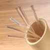image:imageBambooMN Triangular Prism End Plastic Food and Drinks Picks Skewers Hanukkah Colors  35  Light Blue Clear  200 Pieces1200