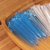 image:imageBambooMN Triangular Prism End Plastic Food and Drinks Picks Skewers Hanukkah Colors  35  Light Blue Clear  200 Pieces600
