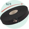 image:imageBambooMN TwoInch Latex Elasbelt Webbing for Chair Repair  40 Roll Black3