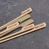 image:imageBambooMN Wild Caught Food Marking Bamboo Paddle Skewer Picks  35 89cm  100 Pieces100