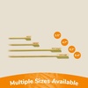 image:imageBambooMN Wild Caught Food Marking Bamboo Paddle Skewer Picks  35 89cm  100 Pieces1000