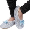 image:imageBambooMN Women Soft Warm Fuzzy NonSlip SlipOn Slippers01 Blue