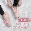 image:imageBambooMN Women Soft Warm Fuzzy NonSlip SlipOn Slippers01 Blue